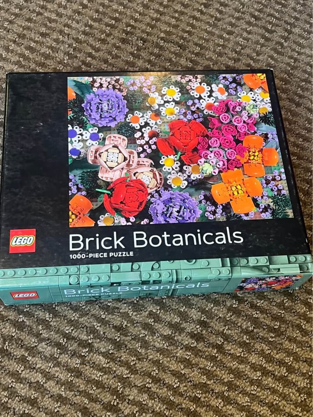 🧩❤️Lego Brick Botanicals 1,000 piece puzzle. Complete. EUC!❤️🧩